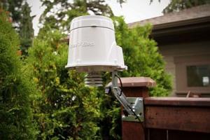 a rainbird rain sensor installed by our team